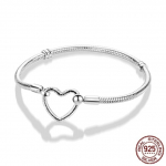 Autentne 925 Sterling h&otilde;bedane k&auml;ev&otilde;ru ussiketi alusv&otilde;ru k&auml;ev&otilde;ru, mis sobib Euroopa kaubam&auml;rgiga v&otilde;lusid, isetehtud ehete kingitus 20cm