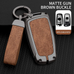 Zinc Alloy Leather Car Key Case Shell Cover For Bmw F20 F30 G20 f31 F34 F10 G30 F11 X3 F25 X4 I3 M3 M4 1 3 5 Series Accessories hall