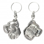 Cane Corso, Italian Cane Corso - Silver-plated dog pendant, handbag decoration, backpack pendant by Art-Dog brand