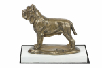 Neapolitan Mastiff, Mastino Napoletano - dog figurine, figure on a white base, trophy for Art-Dog dog show exhibition