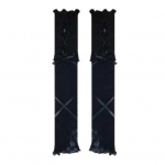 1 paar naiste tantsuballi varrukad, l&auml;bipaistvad pits-lilletikandid, &otilde;hukesed s&otilde;rmedeta JK Lolita must