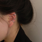 Prantsuse Retro k&uuml;lma tuule k&otilde;rva luuklambriga k&otilde;rvar&otilde;nga k&otilde;rvaklambriga kombineeritud komplekt V&auml;ikese disainiga k&otilde;rvar&otilde;ngad Minority Fairy kuld