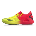 Li Ning Wind Chaser &Uuml;hes t&uuml;kis kootud madala l&otilde;ikega jooksujalatsid naistele kollane punane ARBN222-9 35⅔