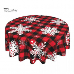 J&otilde;ululaudlina Lumehelbepleed Prindi uusaasta stiil &Uuml;mmargune Lihtne Hooldus Lauakaitse Banketid S&ouml;&ouml;gituba K&ouml;&ouml;k Peokaunistus Snowflake