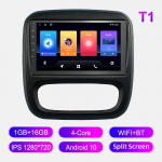 Androidi autoraadio Renault Trafic 2015-2017 jaoks Multimeediapleier Peak Unit Stereo GPS-navigatsioon BT WIFI 1+16GB 1+16GB