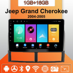 Android Carplay autoraadio Jeep Grand Cherokee 2004-2005 multimeediumipleieri peakomplekti stereo GPS-navigatsioon BT WIFI 2+32GB 1+16GB
