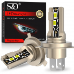 2tk H4 LED esitulede pirnid Canbus 9003 HB2 kaugtuled 20000LM &uuml;liheledad autotuled CSP Led Moto esituli Auto mootorratta lamp 12V