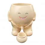 Naeratav n&auml;gu istutuspott vaigust koomiks pea lillepott sise- v&auml;listingimustes kaktus