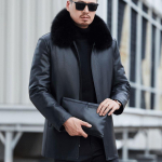 Lamba nahast udusulgjope mehele, keskpikk, daddy stiilis, eemaldatava voodriga, avar, ehtsast nahast jope meestele 4XL black