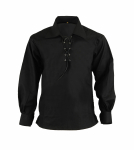 Must &Scaron;oti m&auml;gismaa Jacobean Jacobite Ghillie Kilt s&auml;rk 4XL must