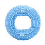 Silikoonist k&auml;epideme treener randmetugevuse k&auml;e lihaste treenimine viie s&otilde;rme tugevuse taastusravi k&auml;epideme r&otilde;nga harjutuse k&auml;e j&otilde;utreeningu varustus helesinine v&auml;rv