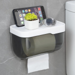 Avaleht Vannitoa hoiuriiul seinakinnitus Plastikust WC WC-paberihoidik Paberi hoiukarp