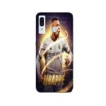 Coque Maniacase pour Samsung Galaxy A40 Kylian Mbappe Real Madrid Wallpaper