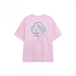 Li Ning Hiina Kultuuri Seeria Liblika Mustriga Tr&uuml;kitud &Uuml;mara Kaelusega Lahtine L&uuml;hikese Varrukaga T-s&auml;rk Naiste T-s&auml;rk Kirsi&otilde;ite Roosa AHST234-5 XL