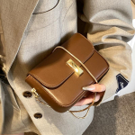 Moodne v&auml;ike ruudukujuline kott naistele Suvine uus mitmek&uuml;lgne ketiga crossbody kott Tekstuuriga PU &uuml;hekordse &otilde;larihma kott gray