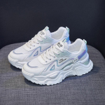 Naiste paksud tossud, paksu p&otilde;hjaga platvorm, vulkaniseerivad kingad jalutusjalatsid 35 roheline