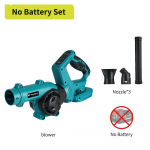 NEWBENY juhtmeta elektriline &otilde;hupuhur 3 k&auml;iguga 270&deg; p&ouml;&ouml;rlemise reguleerimise juhtmeta lehtede lumepuhastust&ouml;&ouml;riist Makita 18V-21V aku jaoks NO Battery