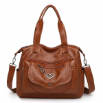 Kandekott Commuter naiste suure mahutavusega k&auml;ekott Pehmest nahast &otilde;lakott