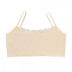 T&uuml;drukud, noored pitsist rinnahoidjad, puberteedieas, pehmest puuvillast aluspesu, treenivad rinnahoidja riided one size valge