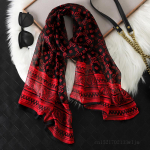 Moeprindiga lilleline &scaron;ifoonist hijab sall Naiste Pareo Lady Bandanas Rannar&auml;tikud Suvised moslemi loori &uuml;mbris Naiste Foulard