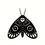 1 tk Death's Head Moth metallist seinakunst &ndash; gooti stiilis metallist sisekujundus kodus, sobib ideaalselt siseruumide kaunistamiseks ja unikaalse seinakunsti aktsendiga