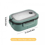 L&otilde;unakast 2 kihti V&otilde;red Tudengikontori t&ouml;&ouml;taja Mikrolaineahi Hermeetiline Bento Box V&auml;lispikniku puuviljatoidu konteiner kahvli lusikaga