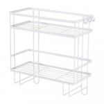 Multifunktsionaalne sepistatud WC-riiul &Otilde;&otilde;nes stantsivabad vannitoariiulid T&uuml;hjendus Seinale paigaldatav hoiurest K&ouml;&ouml;k single layer must