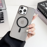 &Uuml;li&otilde;huke l&auml;bipaistev magnetiline telefoni&uuml;mbris iPhone'i 16 15 14 13 12 11 Pro Max iPhone16 juhtmevaba laadimise jaoks, taga l&auml;bipaistev kate iPhone 16 Pro Max valge