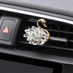 Luksuslikud Diamond Swan autotarvikud t&uuml;drukutele Paarid Luik Auto &otilde;huv&auml;rskendaja Parf&uuml;&uuml;mi difuusor Roosa Teemant Auto Ornament Kingitus