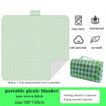 Kokkupandav piknikumatt Niiskuskindel piknikukomplekt kaasaskantav piknikutekk Sleep Pad Veekindel Oxford Cloth Pikniku matkatekk