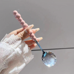 P&auml;rlivarrega lusikas roostevabast terasest segamislusikad j&auml;&auml;tisekook magustoit lusikasbaar K&ouml;&ouml;gitarvikud peo-s&ouml;&ouml;giriistad vidinad lilla