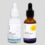 JBSARA Pore ​​Zero Serum Niatsiinamiid 5% Gl&uuml;koolhape 4% Tomati puuviljaekstrakt Pantenool & Retinool Renew Serum Retinool 0,4% Tokoferool 1% Niatsiinamiid 5% SET
