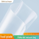 V&otilde;rkmustriga vaakumtihendiga toiduainete s&auml;ilituskoti rull &ndash; majapidamises kasutatavad v&auml;rskena s&auml;ilivad kilekotid 7x10cm19 silk