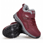 36-46 Paar Winter Plus Plush soojad puuvillased kingad Lumesaapad Matkajalatsid Eakate jalan&otilde;ud Spordi- ja vabaajajalatsid puuvillased kingad 42 veinipunane v&auml;rv