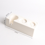 1 tk 51/53/58MM universaalne kohvitamperi aluse hoidik kohvimasina k&auml;epideme pulbri jaotur libisemisvastane HomeCafe tarvikud must