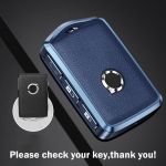 Auto v&otilde;tme korpuse kate Volvo S90 XC60 V90 XC90 S60 nahk+alumiiniumisulam Suurep&auml;rane kaitse T&auml;pne nupu asend