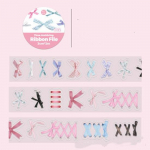 T&uuml;drukute v&auml;ljal&otilde;igete raamatute ajakiri DIY PET-kleebis Armas kullake, balletistiilis materjalist kleebisrull Armas Kpop-fotokaardi kaunistus