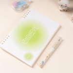 A5 B5 roosa m&auml;rkmik, lihtne lahtiste lehtedega, hea v&auml;limusega m&auml;rkmik Paks k&otilde;rgekvaliteediline m&auml;rkmik &otilde;pilaste kirjatarbed koolitarbed A5 roheline