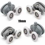 4 tk Kaksikdu&scaron;iekraani ukserullikud/jooksikud/rattad &Uuml;lemine Alumine Asendus M&ouml;&ouml;bli Riistvara Rullikud L&uuml;kanduste jaoks