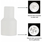 &Uuml;hesuunaline tagasivooluklapp Plastikust toidukvaliteediga lekkekindel kiir&uuml;hendus Veedispenseri tarvikud