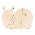 Puzzle &agrave; d&eacute;corer - Bois - Set de 4 - Mixte - Enfant - Personnalisable