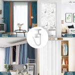 50 tk Kardinatee vaigistav liugur kardina konks Pandlaga kardina rippuv kardina rullkardina libistatav kardina siini konksud