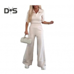 2tk/komplekt Naiste vabaaja s&auml;rgip&uuml;kste &uuml;likond &uuml;hev&auml;rviline kevadsuvi, allapoole krae l&uuml;hikeste varrukatega &uuml;laosa k&otilde;rge v&ouml;&ouml;kohaga laia s&auml;&auml;rega p&uuml;ksid pikad p&uuml;ksid M beež