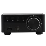HIFI Bluetooth 5.0 Digitaalne Heli V&otilde;imendi Plaat M&auml;lukaardi M&auml;ngija 50W x 2 Stereo V&otilde;imendile must