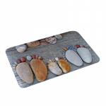 V&auml;rviline Vannitoa k&ouml;&ouml;givaip Esiku uksematt Libisemisvastane vaip Imab vett K&ouml;&ouml;k Vannimati muster Munakivist p&otilde;randamatt 40*60cm