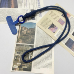 Kadumisevastane rippumisn&ouml;&ouml;r telefoni seljakott v&otilde;tmehoidja taskulamp kaamerapael &uuml;litugev langevarjujuhe Paracord 40cm tumesinine v&auml;rv