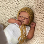 Aafrika Beebi 19 Silikoonkeha Reborn Nukk Pascale Paindlik Realistlik Pestav Vastss&uuml;ndinud T&uuml;druk/Poiss Kingitus Kollektsion&auml;&auml;rile Laste M&auml;nguasi Full Silicone