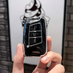 Uus TPU Smart 3 nupuga auto v&otilde;tme&uuml;mbrise kattekott VW Volkseagen Passat B8 Magotan jaoks Skoda Superb A7 Kodiaq Seat Shell Fobi jaoks valge