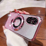 Honor200pro Luksuslik s&auml;delev kattega hoidik Silikoon&uuml;mbris Huawei Honor 200 Pro 200pro 90 70 50 90pro Honor200 Lite Stendiga &uuml;mbris For Honor 200