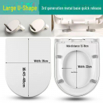 Universaalne paksenenud aeglaselt sulguv WC-poti kate - Vana stiil